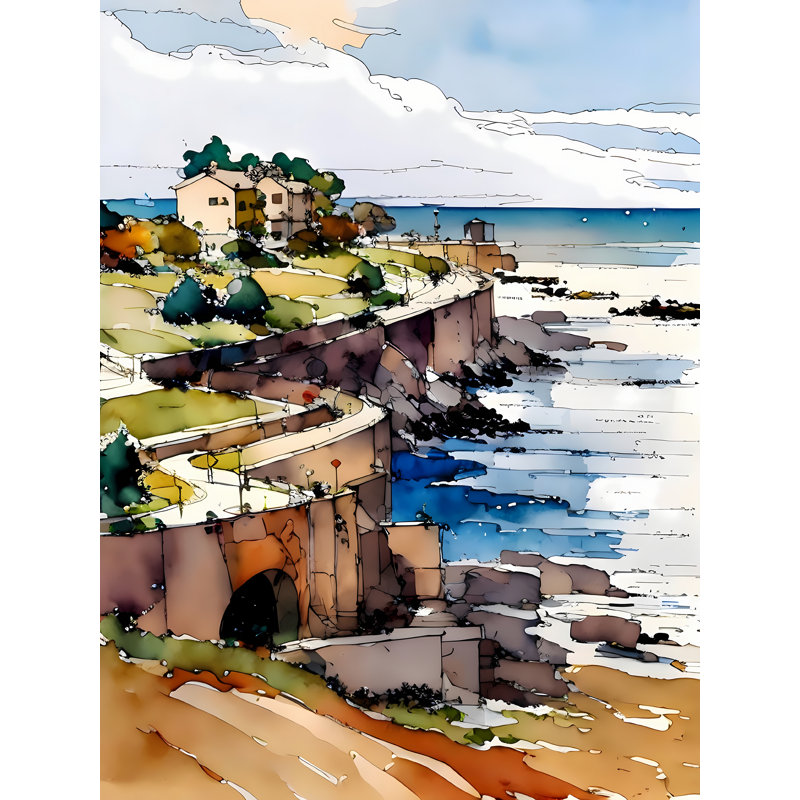 Seaside Vista, H 48 po x l 36 po