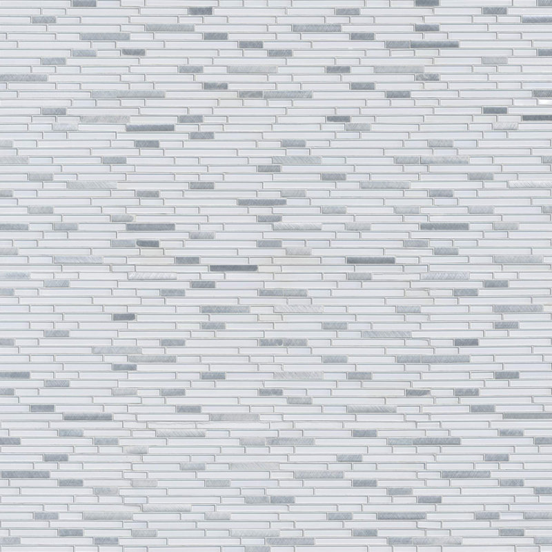 Palazzo Glace Interlocking 12 in. x 12 in. Glass Metal Blend Mosaic Wall Tile