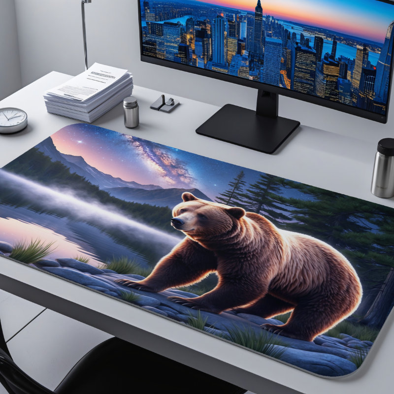 Polyester Desk Pad, 31.5x15.5