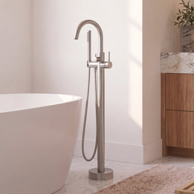 Circular Single Handle Tub Faucet