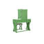 Meuble-lavabo Apple avec tabouret, tiroirs fonctionnels, pin rustique, surface en miroir, 3 panneaux de particules, style