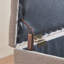 Banc de rangement rembourré 100% lin Heihachi-121254301
