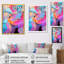 "Peinture rose et bleue Fusion V"-753502243-753502242