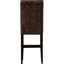 Tabouret de comptoir rembourré 30 po avec structure en bois massif (ensemble de 2)