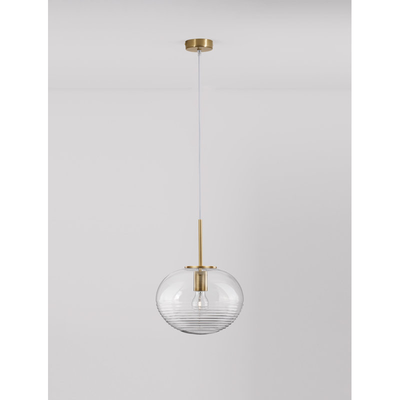 1 - Light Gold Sphere Pendant