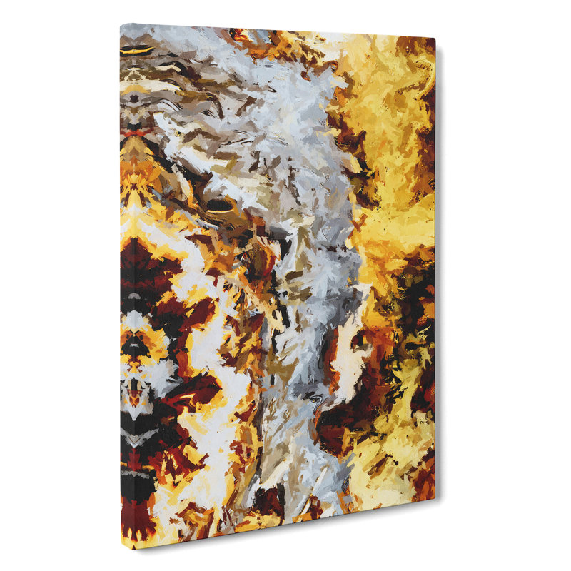 Your Thing Abstract - Wrapped Canvas Painting, 50cm H x 35cm W x 3cm D