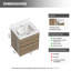 Meuble-lavabo mural 24 po avec lavabo-1186740011
