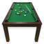 Table de billard convertible 7 pi avec plateau de salle à manger et accessoires de billard complets MISSISIPI-37290521-37290520