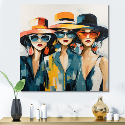 Fashion Woman with Chapeaux II - Print