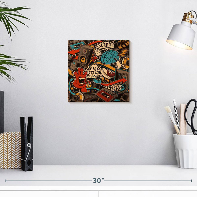 Abarca Urban Hip Hop, 10" H x 10" W