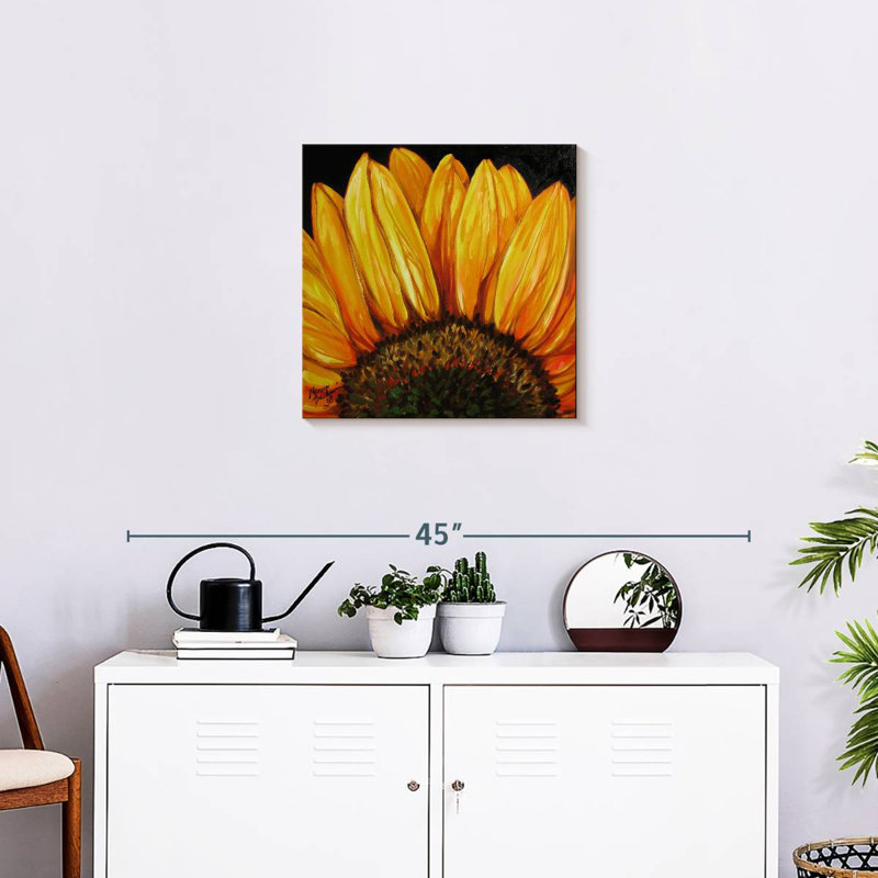 Harnek Sunflower Sunflower, 39" H x 39" W