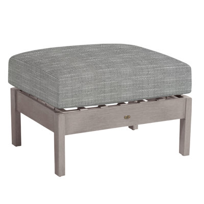 Kennebunkport Outdoor Ottoman with Cushion