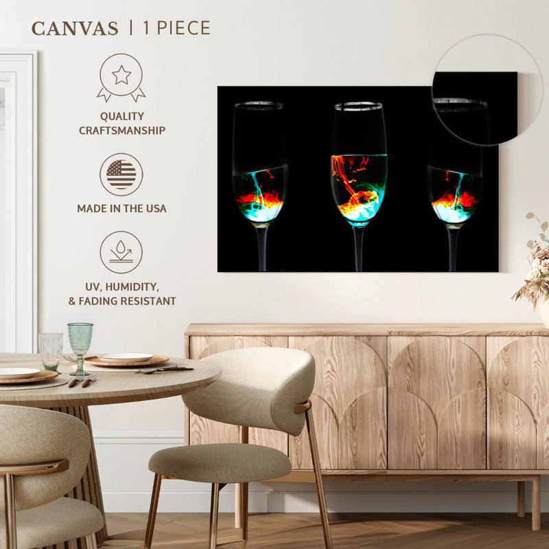 Yarlin Glowing Drinks, 34" H x 51" W