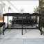 Vandever Rectangular Pine Solid Wood Outdoor Dining Table-113072550-113072549