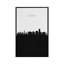 Durban, South Africa City Skyline by Ayse Deniz Akerman - Print on Canvas-63929606-63929611