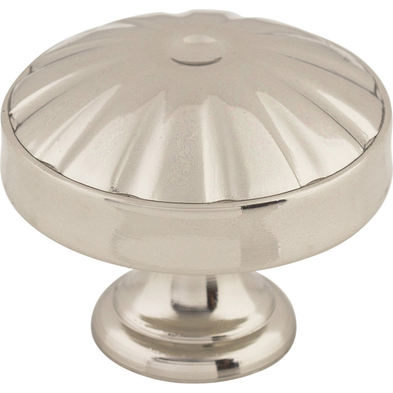 Hudson 1 1/4" Diameter Round Knob, Polished Nickel