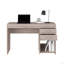 Bureau d'ordinateur à deux tiroirs Ibare, tablette inférieure (bureau)