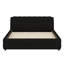 Structure de lit plateforme douce et rembourrée-25746627