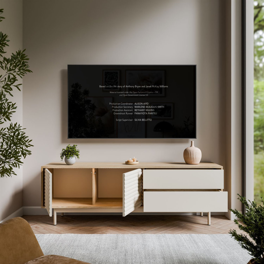 FLORENCE TV Cabinet with LED Lighting