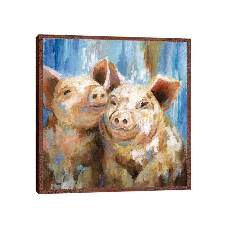 Mud Buddies by Nan - Painting on Canvas