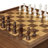 Torre Walnut Game Table with a Reversible Inlaid Chessboard Top