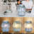 Haslom 7.25” Bedside Glass Mushroom Ambient Table Lamp, Bulb Included-1327700315