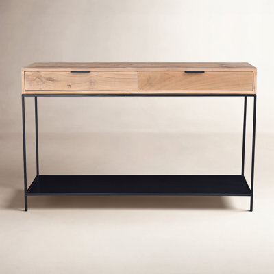 Theo 48'' Solid Wood Top Console Table