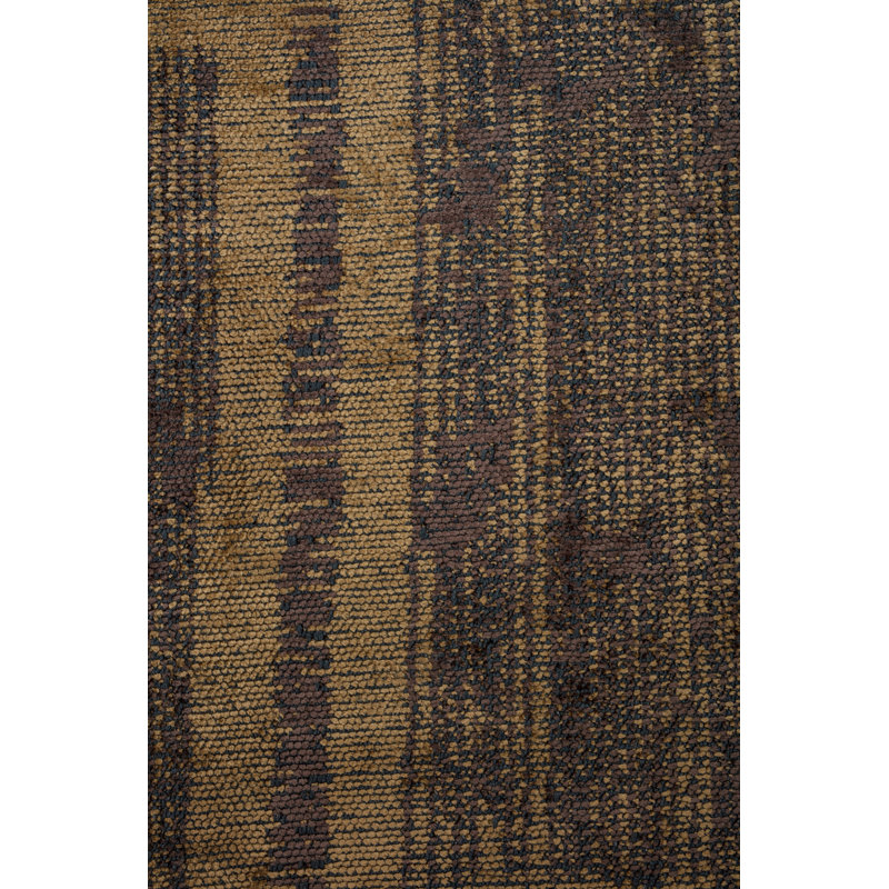 Brown Abstract Luxury Area Rug, Rectangle 7'10" x 9'10"