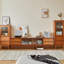 Cherry wood colour Solid Wood TVStands-1091808938