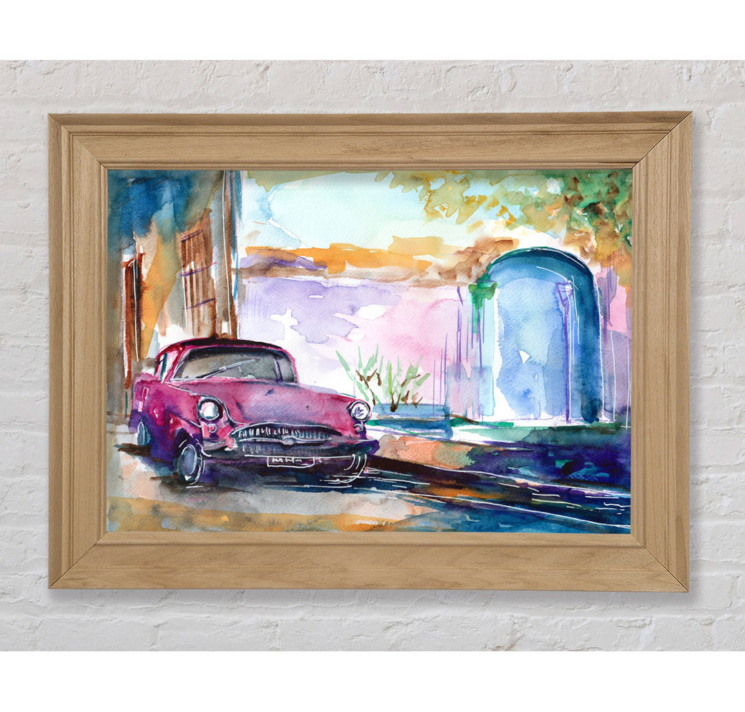 Classic Motoring - Einzelne Bilderrahmen Kunstdrucke