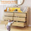 6 Drawer 120Cm W Double Dresser-814610587