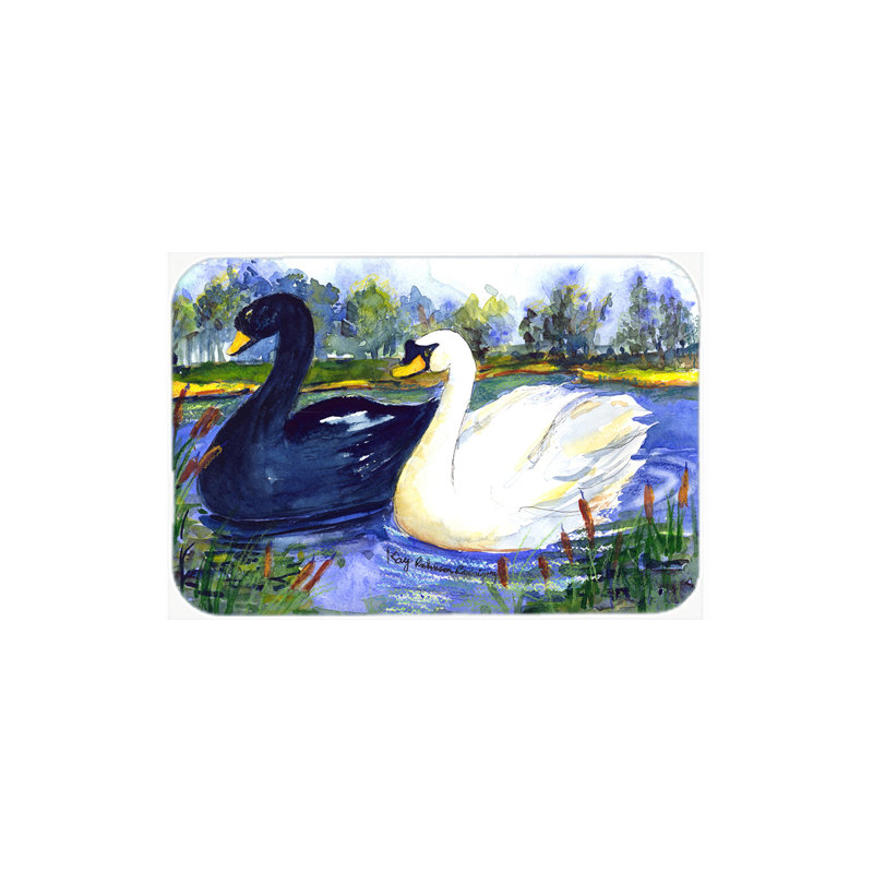  planche à Découper En Verre D'oiseau Swan