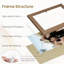 Brown Gallery Wall Picture Frame - Frames Included: 12