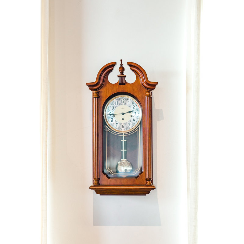 Hopewell Wood Pendulum Wall Clock