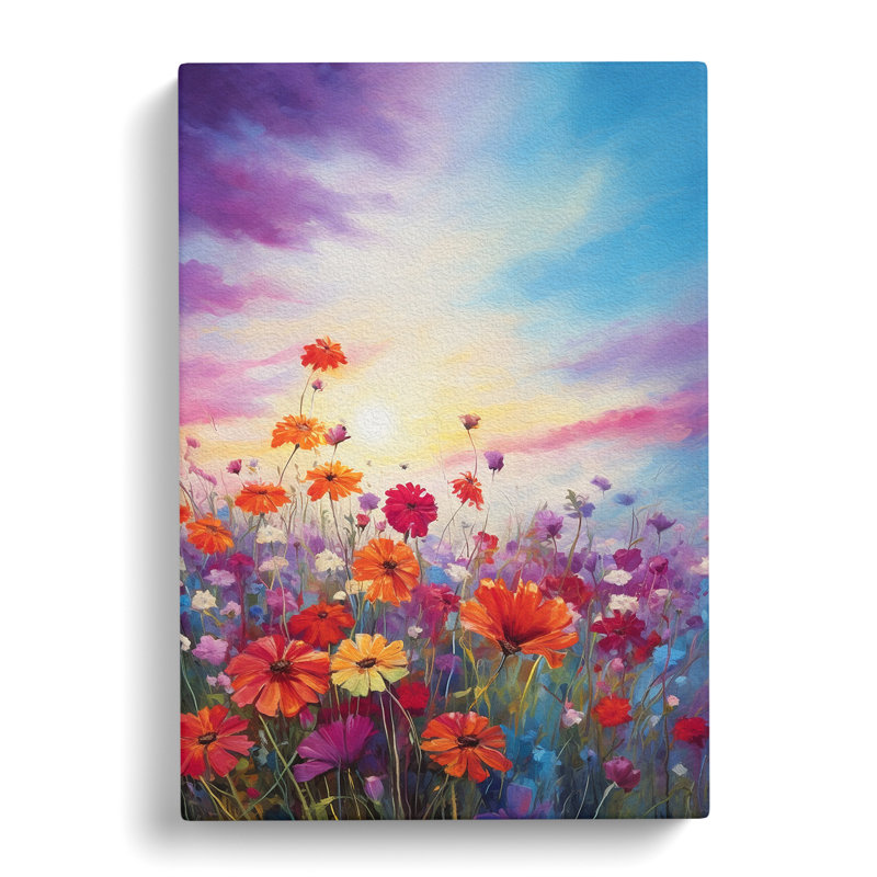 Wildflowers Impressionism No.3 - Print, 50cm H x 35cm W x 3cm D