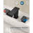 Waterfall Widespread Bathroom Faucet with Drain Assembly-95110731