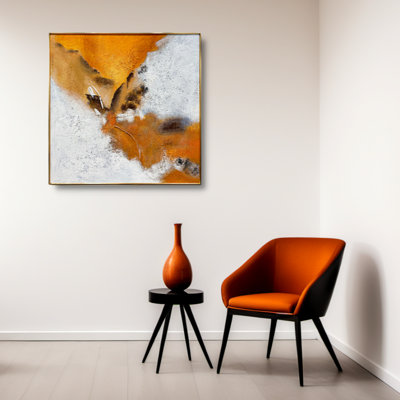 Larvos Volcanic Abstract Oil Painting
