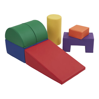 ECR4Kids SoftZone Crawl and Climb Playtime Playset, Building Blocks, 6-Piece