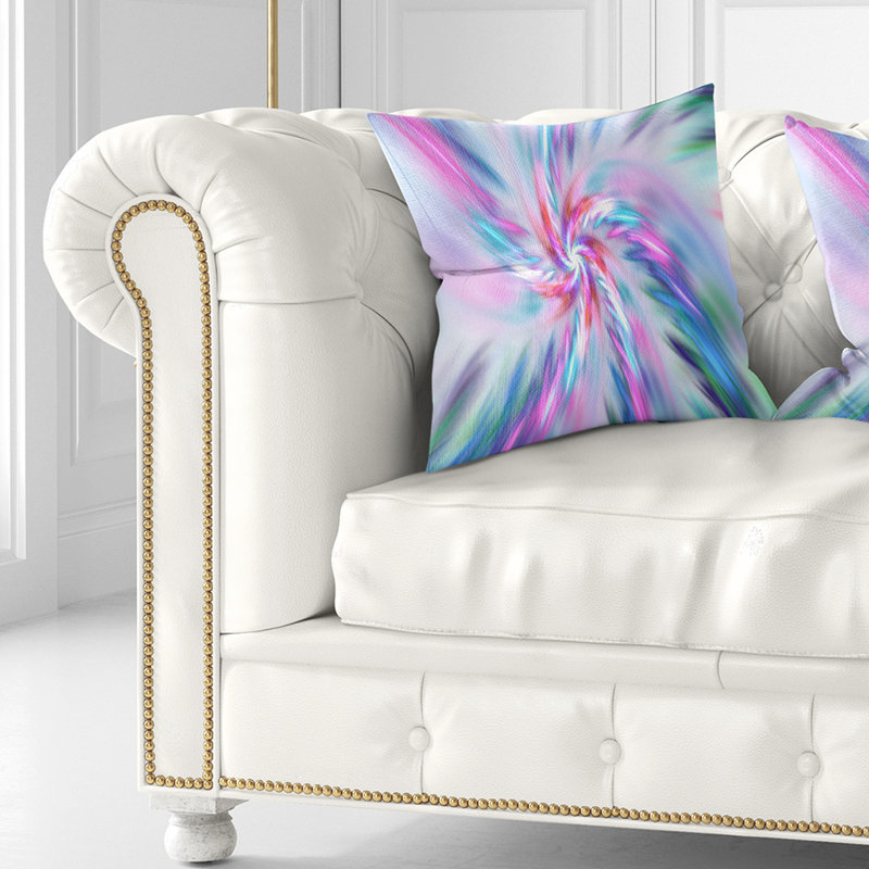 Coussin de danse floral beige light, 16 po x 1 po, Coussin décoratif