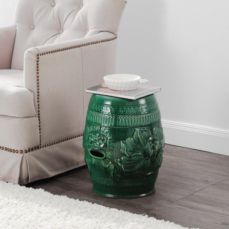 Ellison Ceramic Accent Stool