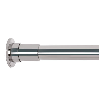 Stick N Lock 260cm Straight Shower Curtain Rod