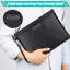 Sacs à documents ignifuges avec serrure, sac d'argent ignifuge 14,2 po x 10 po, pochette de rangement sécuritaire avec fermeture à glissière pour porte-documents A4, classeur, argent et tablette