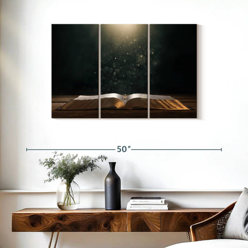 Kerner Open Book, 24" H x 38" W