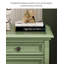 Table de chevet américaine en bois de frêne blanc avec trois tiroirs et des rails coulissants en bois, convenant à la chambre à coucher