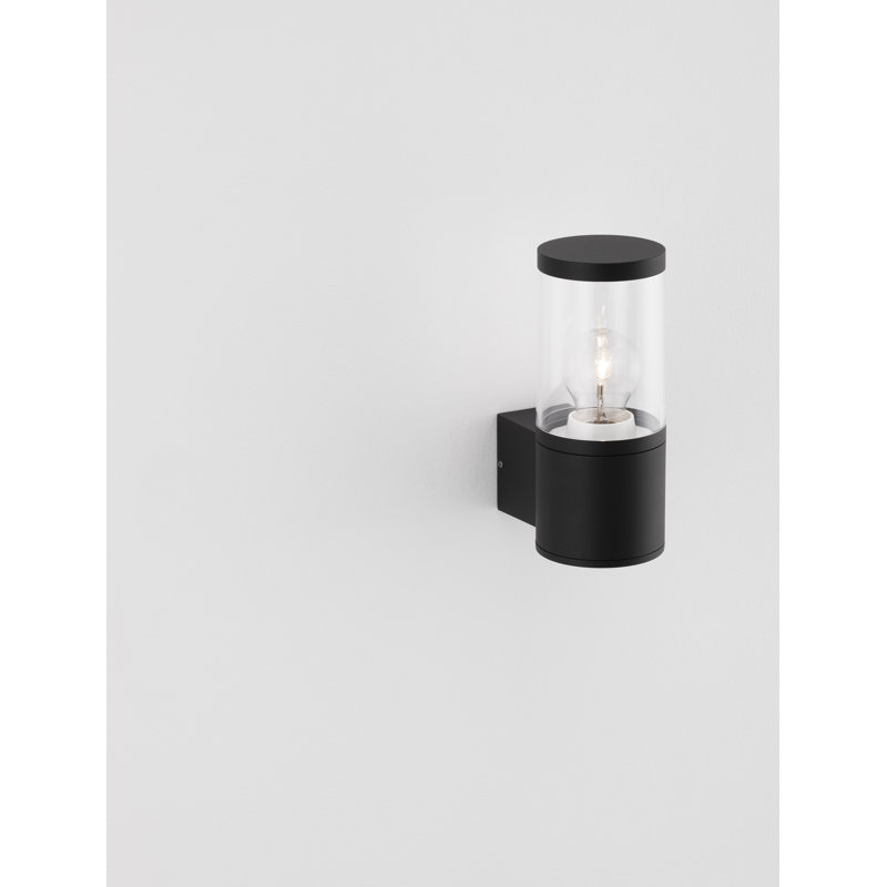 Black Integrated LED Metal Bollard Light