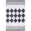 Tapis ivoire / noir Augustine 722-1526812034