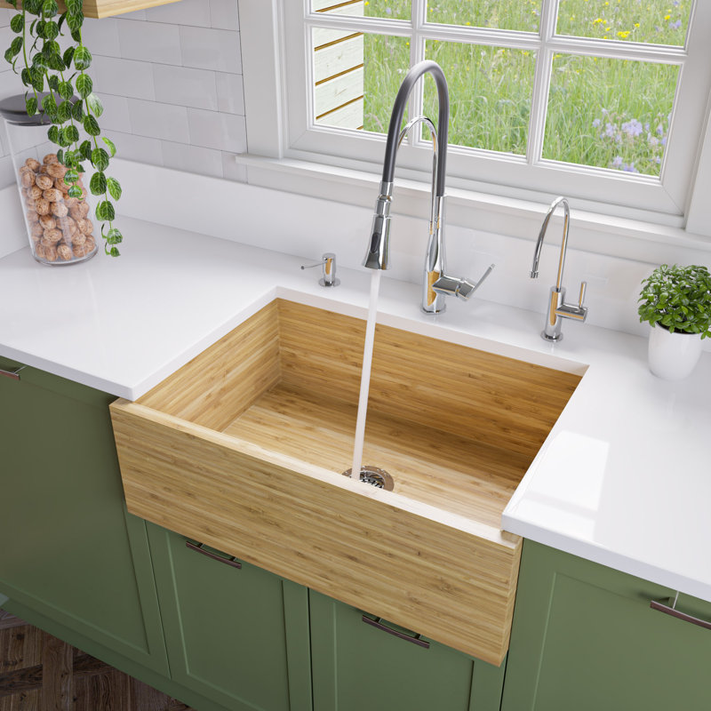 Évier de cuisine à simple cuve l 30 po x l 21 po