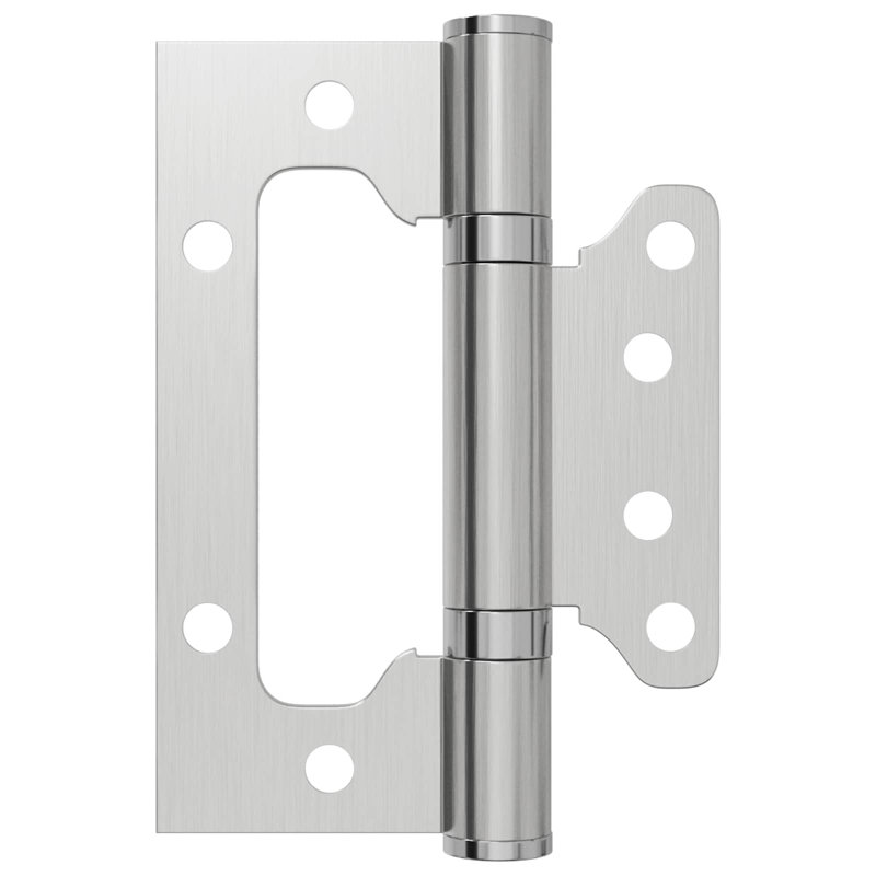 vidaXL Hinge Silver Steel Silent Bearing Door Frame Smooth Operation