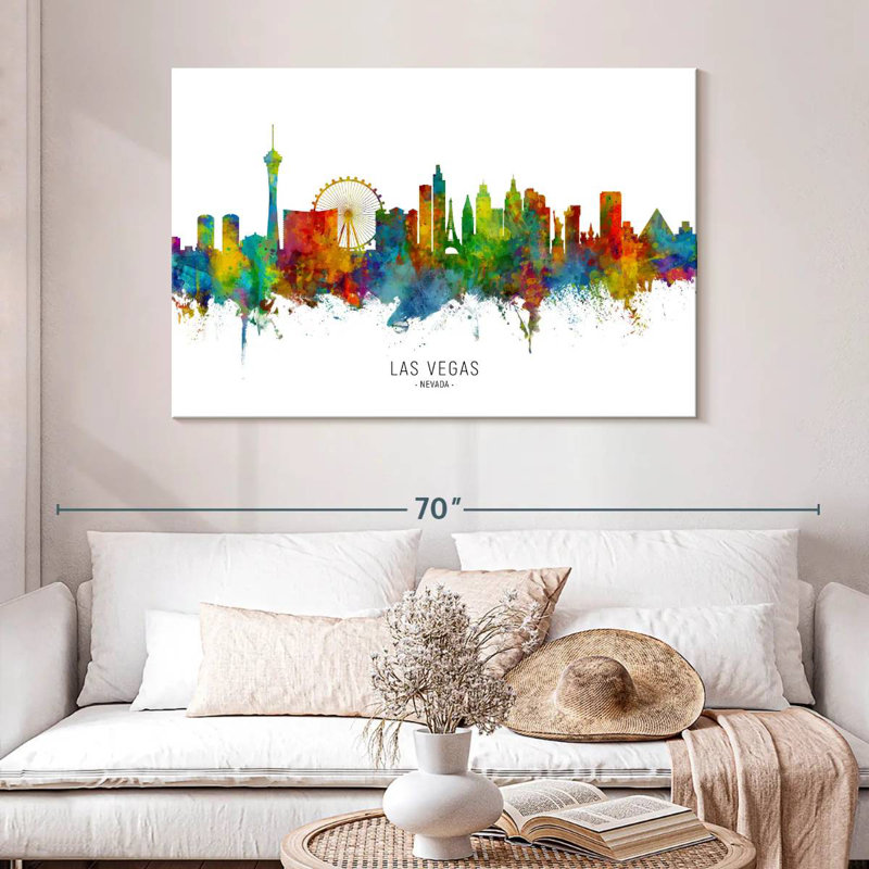 Skyline Sirec Las Vegas Nevada I, H 32 po x l 48 po