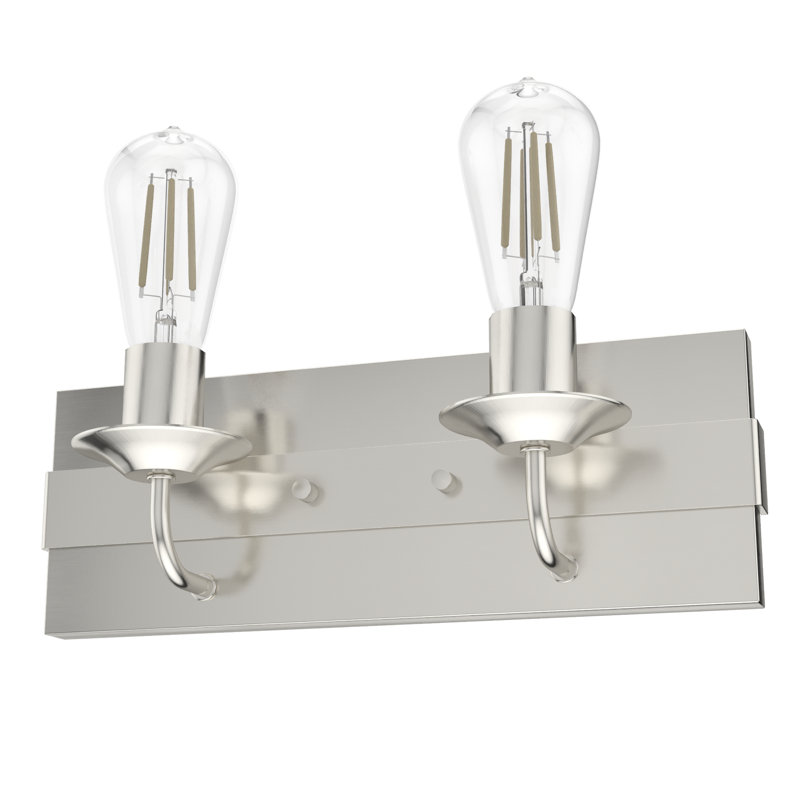 Perch Point 2 - Light Dimmable Vanity Light, Brushed Nickel